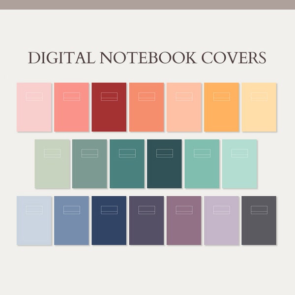 20 Digital Notebook Covers Goodnotes Notebook Covers Minimal Notebook Covers Notability Cover Templates Digital Journal Planner Covers #11