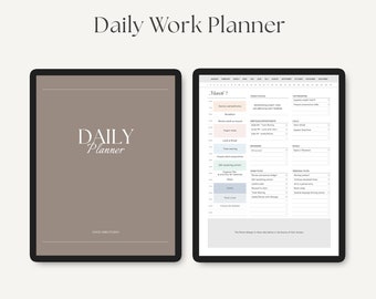Planer Digital Planner | Aufgaben & Stundenplan Template PDF für GoodNotes Notability