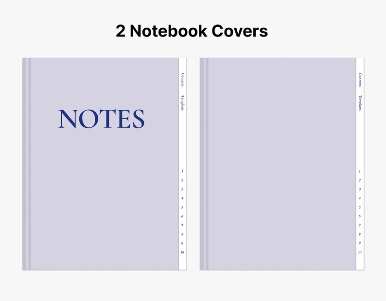 Digital Notebook: 10 Colors, 10 Sections, 24 Templates for Goodnotes ...