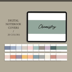 20 Digital Notebook Covers Landscape Goodnotes Pastel Covers Minimal Notability Horizontal Cover Templates Digital Journal Planner Cover #19