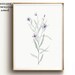 WILDFLOWER Purple Watercolor PRINTABLE Floral Print Wall Art - Etsy