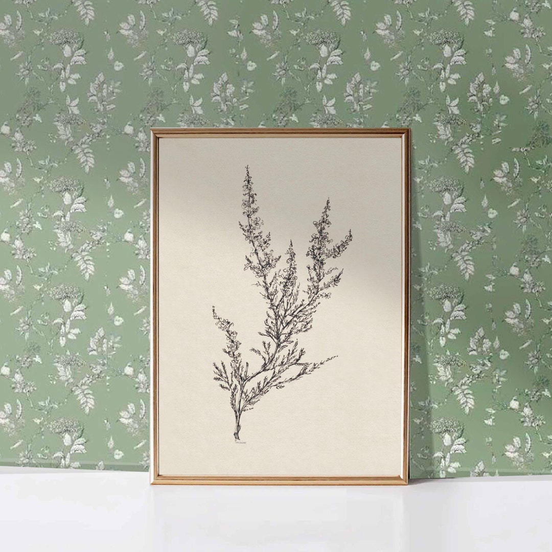 Boho Nursery Wall Art PRINTABLE Wildflower Nursery Decor, Botanical ...