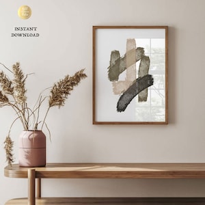 Japandi Wall Art Print Neutral Cream Textured Paper Abstract Japanese Artwork  Wabi Sabi  Modern Japandi Decor Digital Download