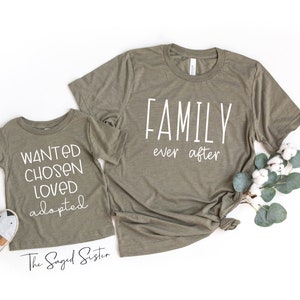 Adoption Shirts | Family Ever After Shirt | Family Shirt | Announcement