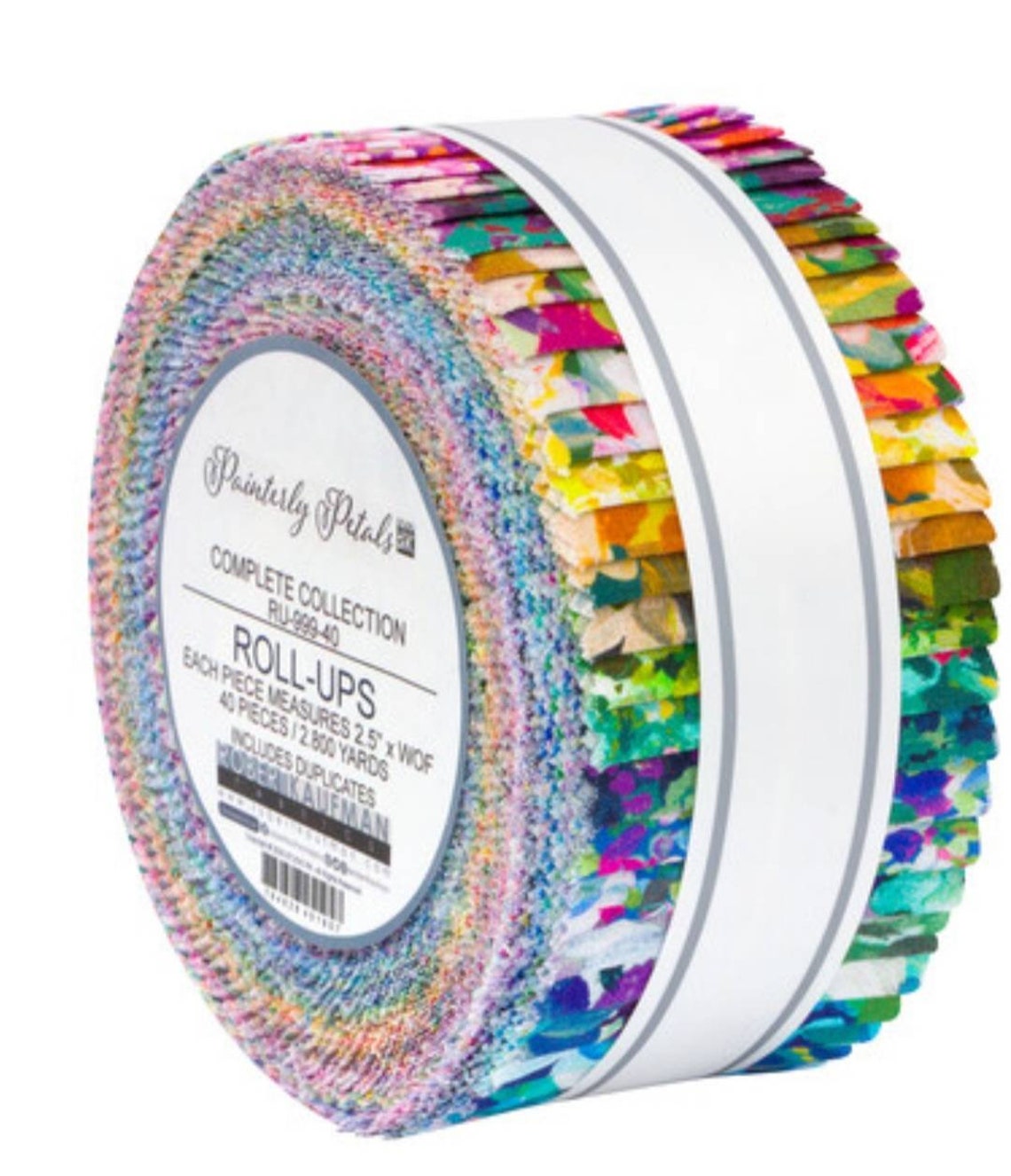 Jelly Roll Fabric Painterly Petals Robert Kaufman 40 Etsy