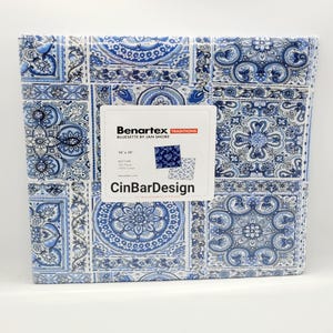 Layercake Fabric, Bluesette (42) 10&quot;×10&quot; Benartex, cotton, traditional pattern, cotton, beautiful, BACK IN STOCK!