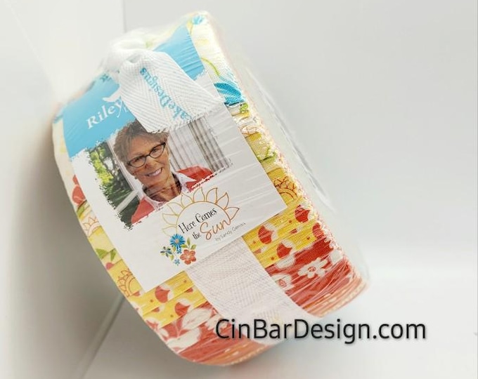 Fall Jelly Roll Fabric, Here Comes the Sun, Riley Blake Designs, 40 Pc