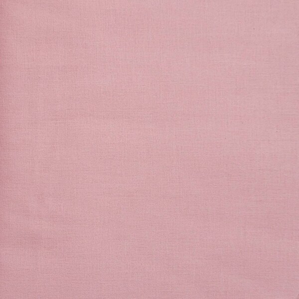 Pink Cotton Fabric by Yard, Cotton,  43/44" inch, Natural Charms 2, solid, a beautiful dusty pale pink shade, quilt