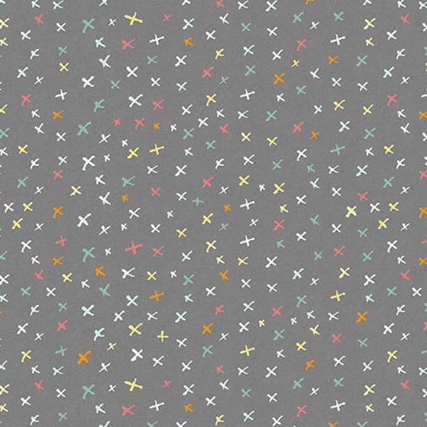 Cotton Fabric, Medium Grey Elephant Joy, By The Yard Contempo, Benartex, cotton, quilt, nursery, toddler blanket