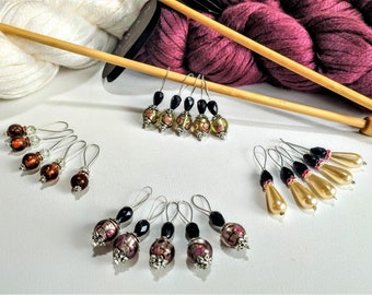 Stitch Markers Handmade, Progress Keepers, Knitting Notions, Knitting Accessories
