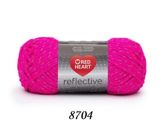 Red Heart Reflective Yarn - Etsy