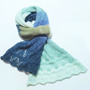 Hand knitted scarf, Winter knitted scarf. Handmade scarf. Women scarf, Colorful, Multicolour