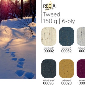REGIA Tweed 6-ply 150g