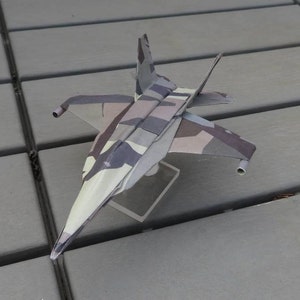 F-18 origami paper airplane With display stand MODELFA180024 topgun super hornet paper plane hand fold