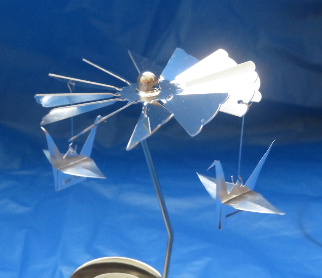 Rotary Spinning Tea Light Carousel Candle Holder Flying Object ...