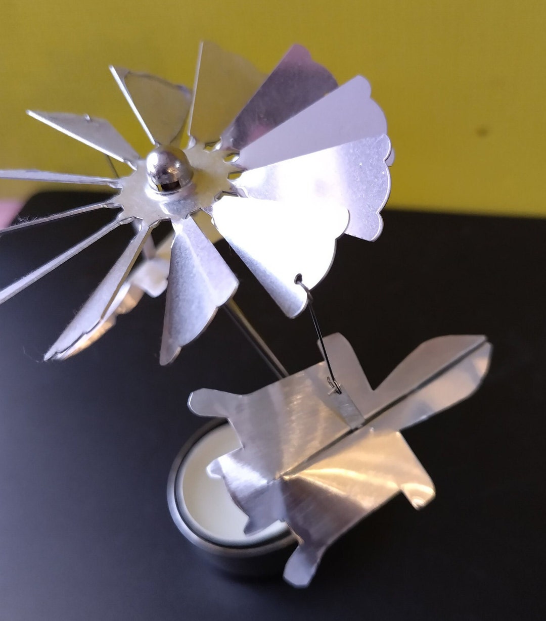 Rotary Spinning Tea Light Carousel Candle Holder Sea and Air Decoration ...