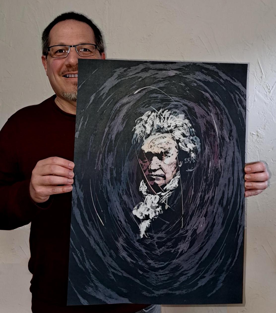 Beethoven painting - Etsy 日本