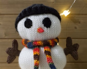 Schneemann Strickanleitung