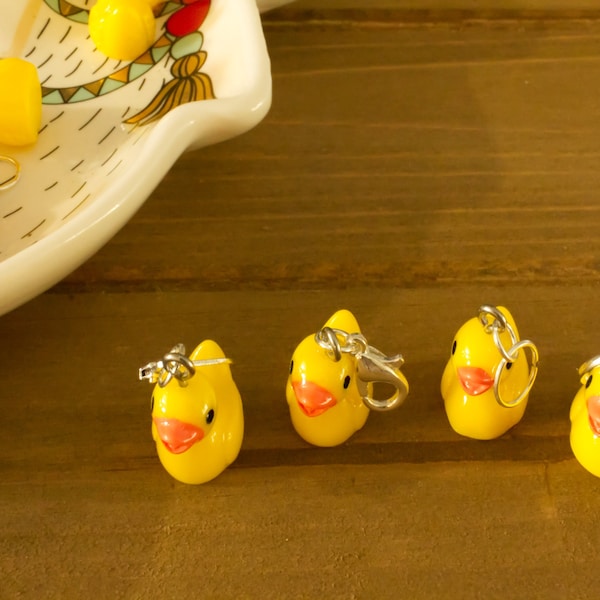 Rubber Duck | Stitch Marker | Progress Keeper | Yellow