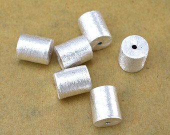 Vintage Red Cylinder Tube Barrel Beads Spacer 17 X 21 mm