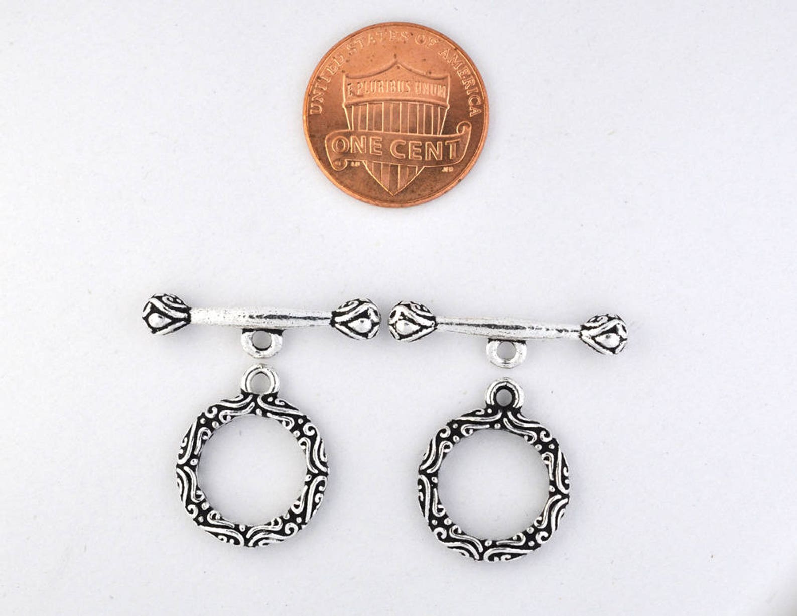 Toggle clasps for Bracelets antique silver filigree clasps Etsy