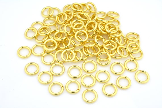 1000 Anelli Di Salto In Acciaio Inox 6mm - Per Creare Gioielli Fai Da Te