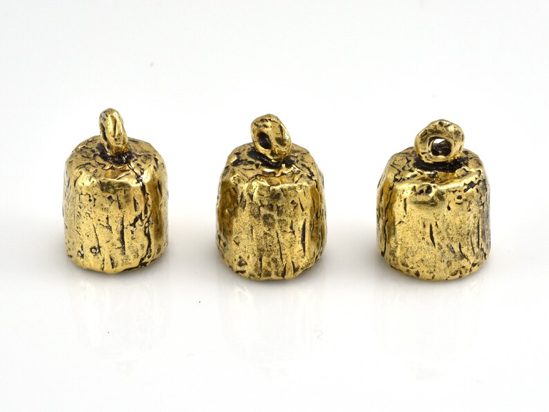 10mm Gold Kumihimo End Caps Artisan Handmade Kumihimo Caps Etsy