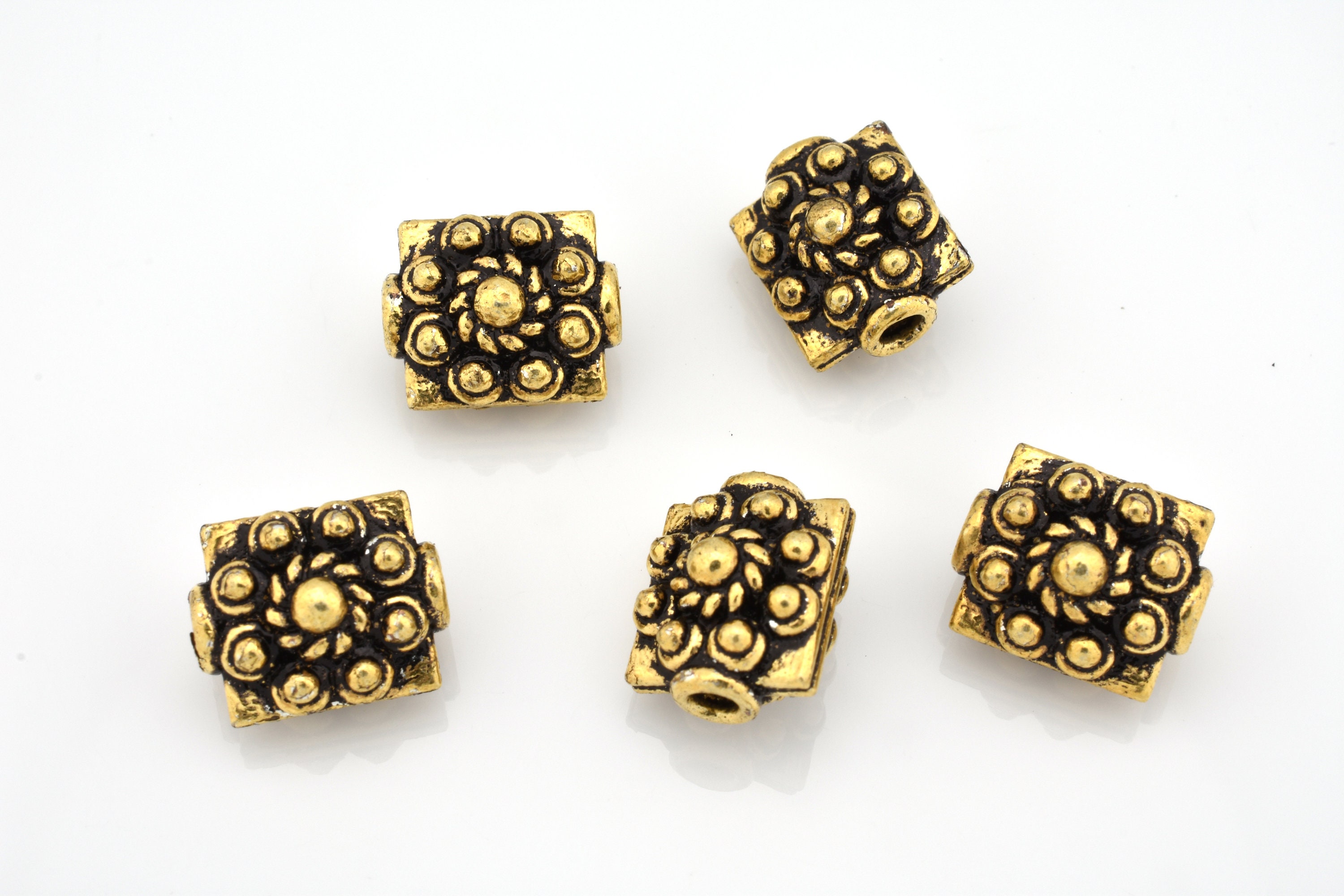 5mm 530pc Gold Bead Caps, Flower Bead Caps, Gold Plated Bali Style Caps for Jewelry  Making, Metal Bead Caps Supplies 