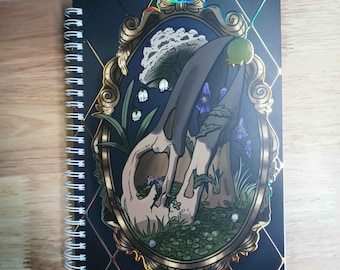 Raven Skull Sticker Book