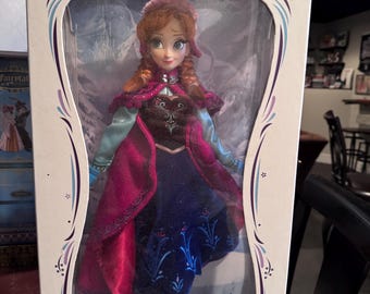 Disney Store Anna Doll - Limited Edition of 5000 - Frozen Movie - 17in