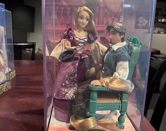 Disney LE 6000 Rapunzel and Flynn Doll Set Fairytale Designer Collection NEW