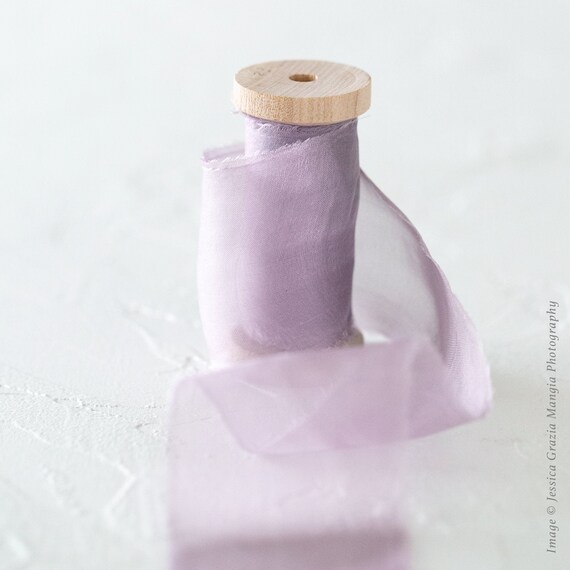 Sheer silk ribbon deals