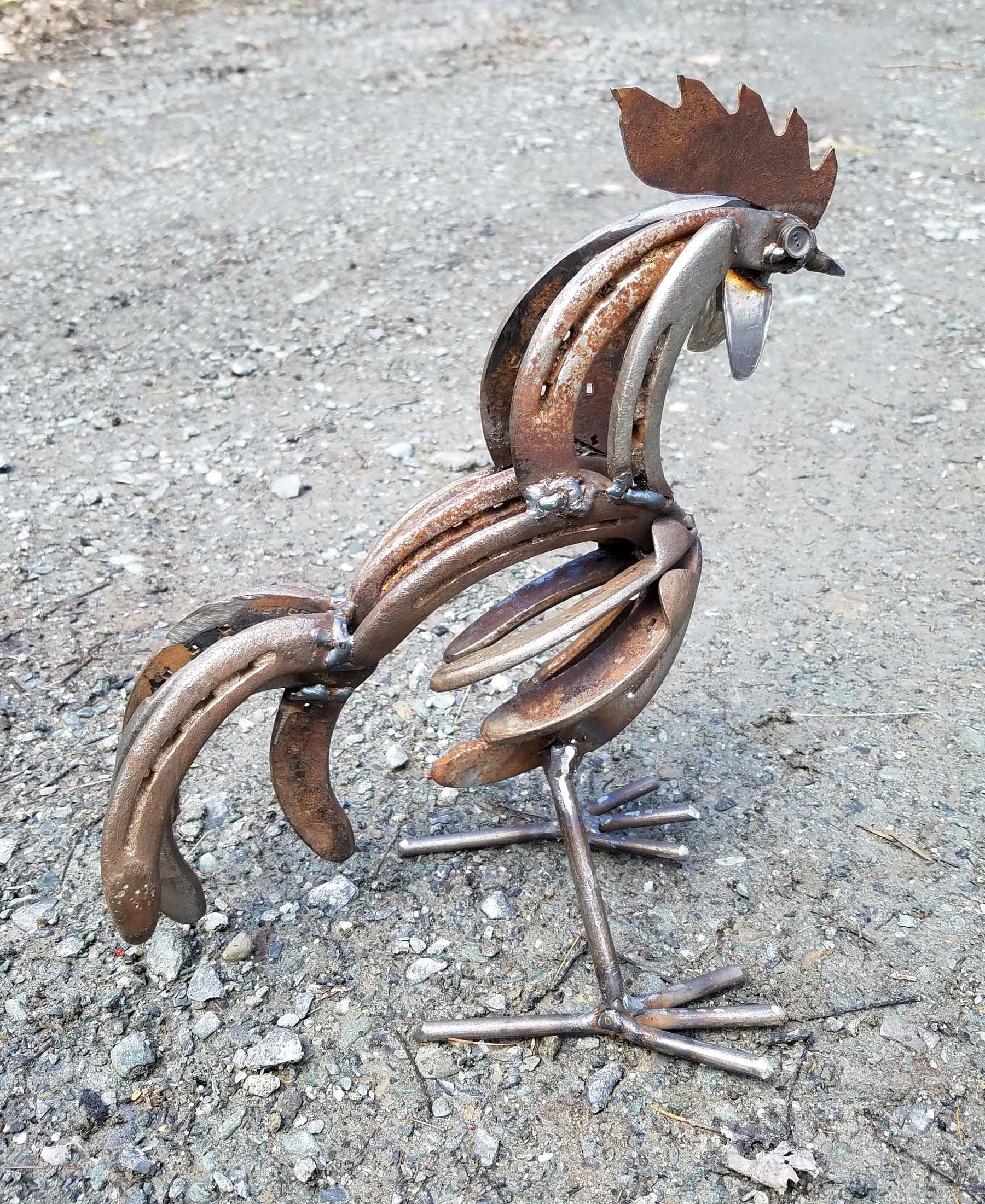 ✨鋳鉄製の鶏親子アートフレーム ✨鋳鉄製の鶏親子アートフレーム