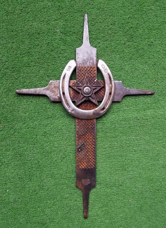 Farrier Rasp Cross Farrier File Cross Farrier Rasp Art Metal Art