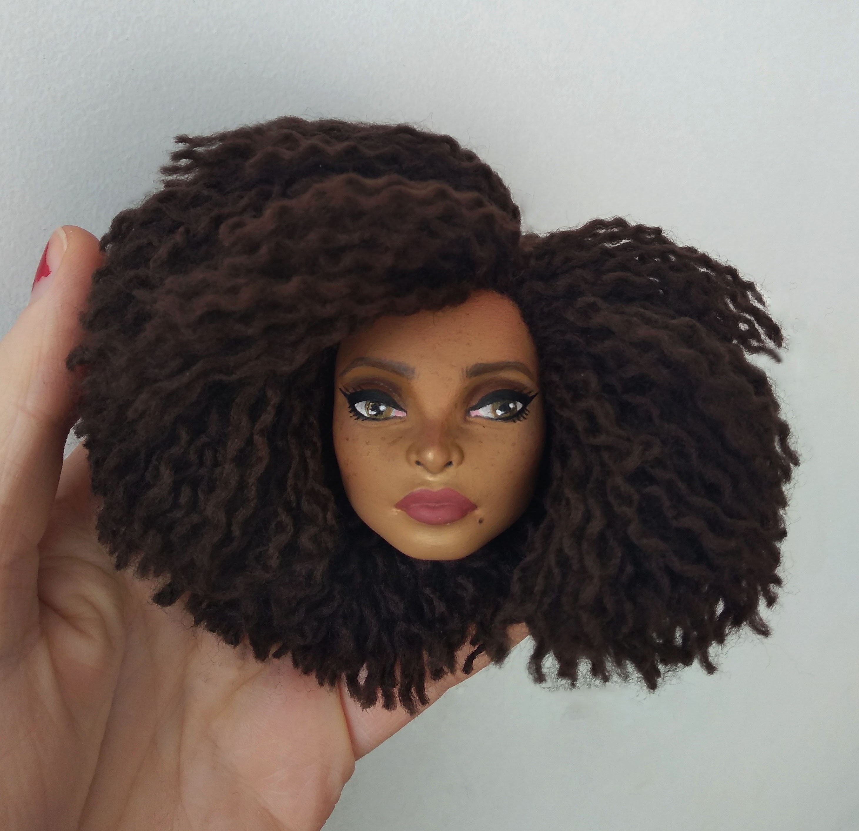 Doll Scale Wig Brushed Yarn Wavy Crimped Natural Afro Hair - Etsy New Zealand Doll Scale Wig Brushed Yarn Wavy Crimped Natural Afro Hair - Etsy New Zealand
