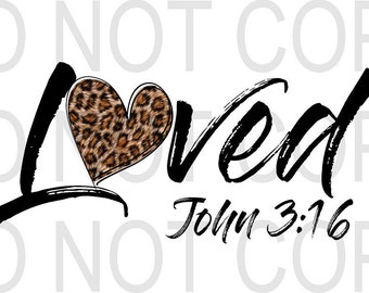 tão amado João 3:16 Design Digital | anel de brilho | floral | Arquivo Digital | PNG | 2 designs por 1 preço!