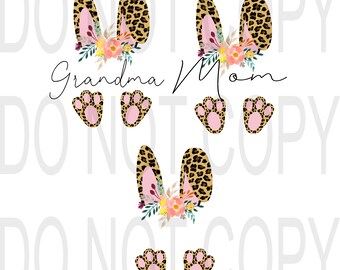 Bunny Ears And Feet Etsy