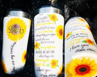 You are my sunshine | sunflower | Daughter | Digital File | PNG | In A World Full Of Roses Be A Sunflower 2 Designs for the price of 1