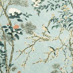 Thibaut Katsura Mist Linen Fabric