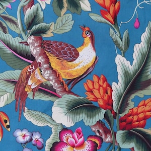 Charles Burger Paris Pheasans Toile Fabric by the Meter - Etsy