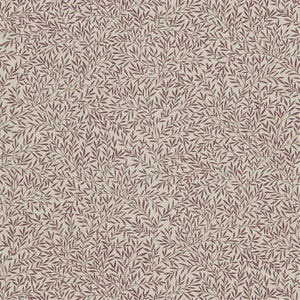 80 cm William Morris Lily Leaf Fabric Wine