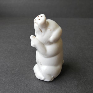 Farmhouse Chic Antique Porcelain Pig Pepper Shaker