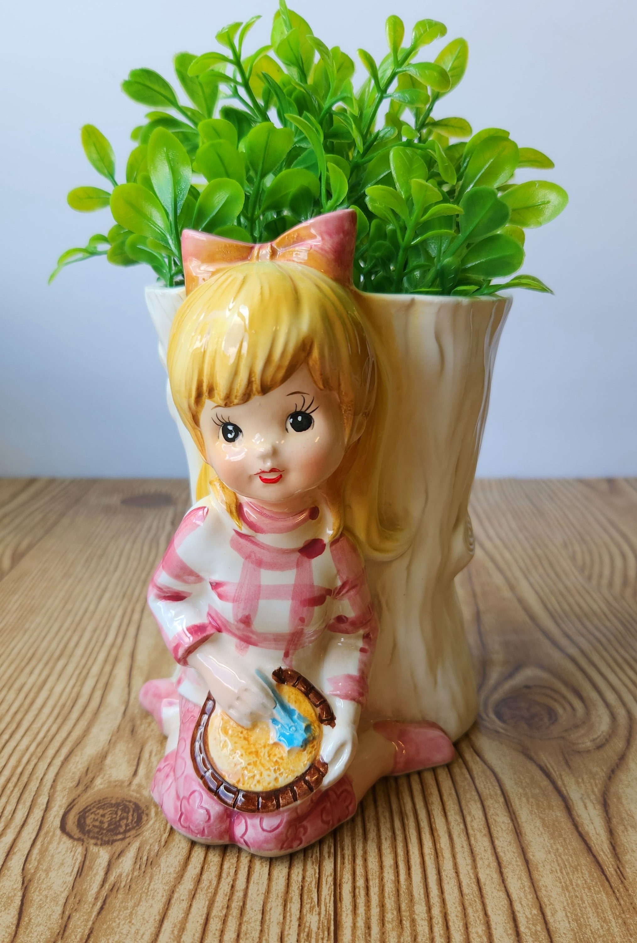 1960s Girl Planter - Etsy