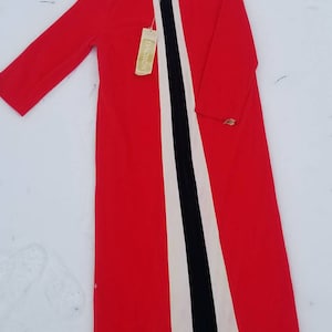 1970's Dacron Polyester Fleece Misses Robe House Coat Jcpenney NOS