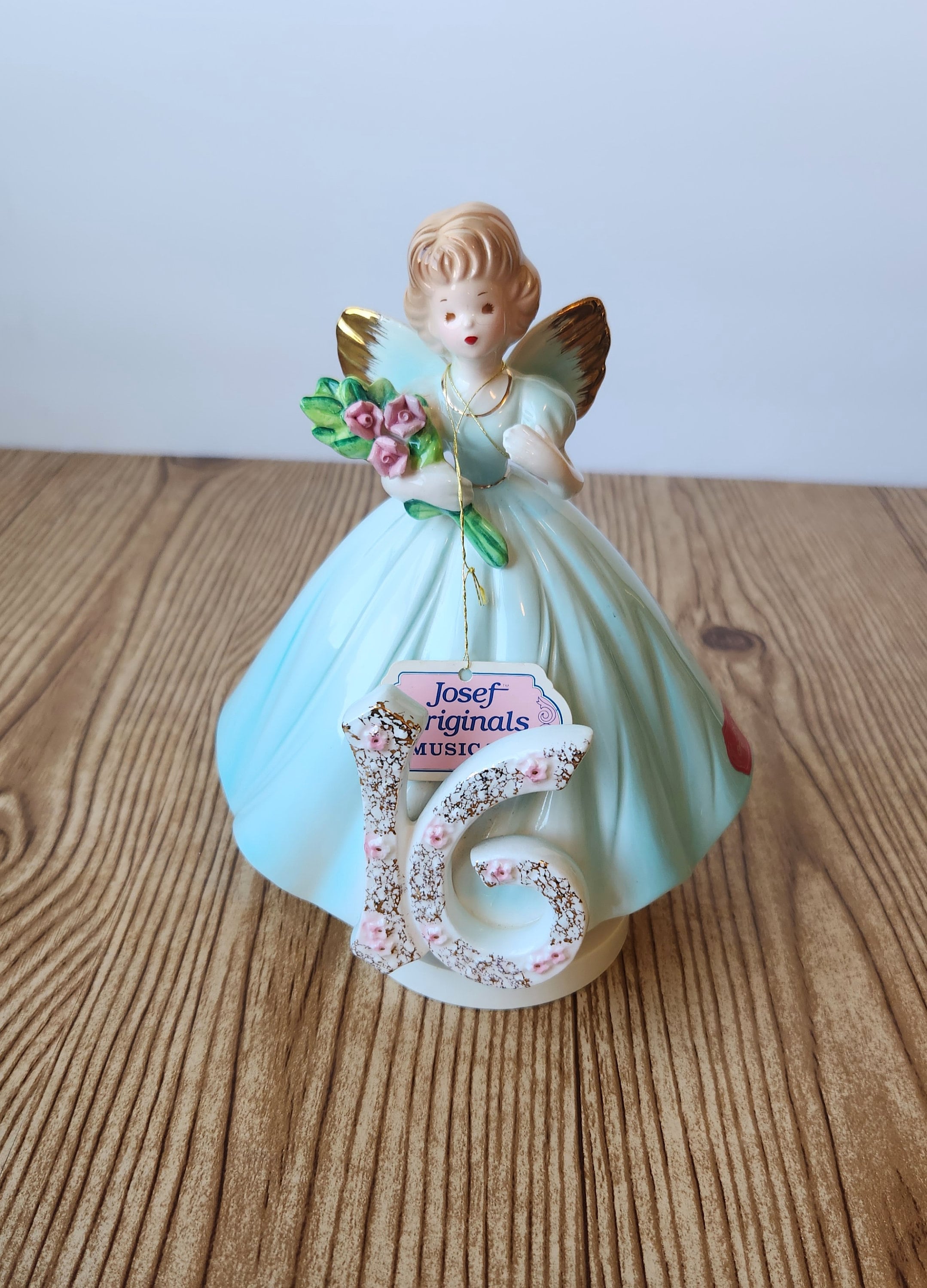 Josef Original Sweet 16 Birthday Angel Music Box 1960s Vintage - Etsy