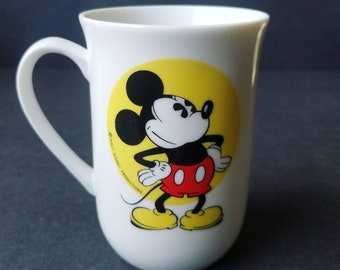 Caneca de café vintage Mickey Mouse Disney Land