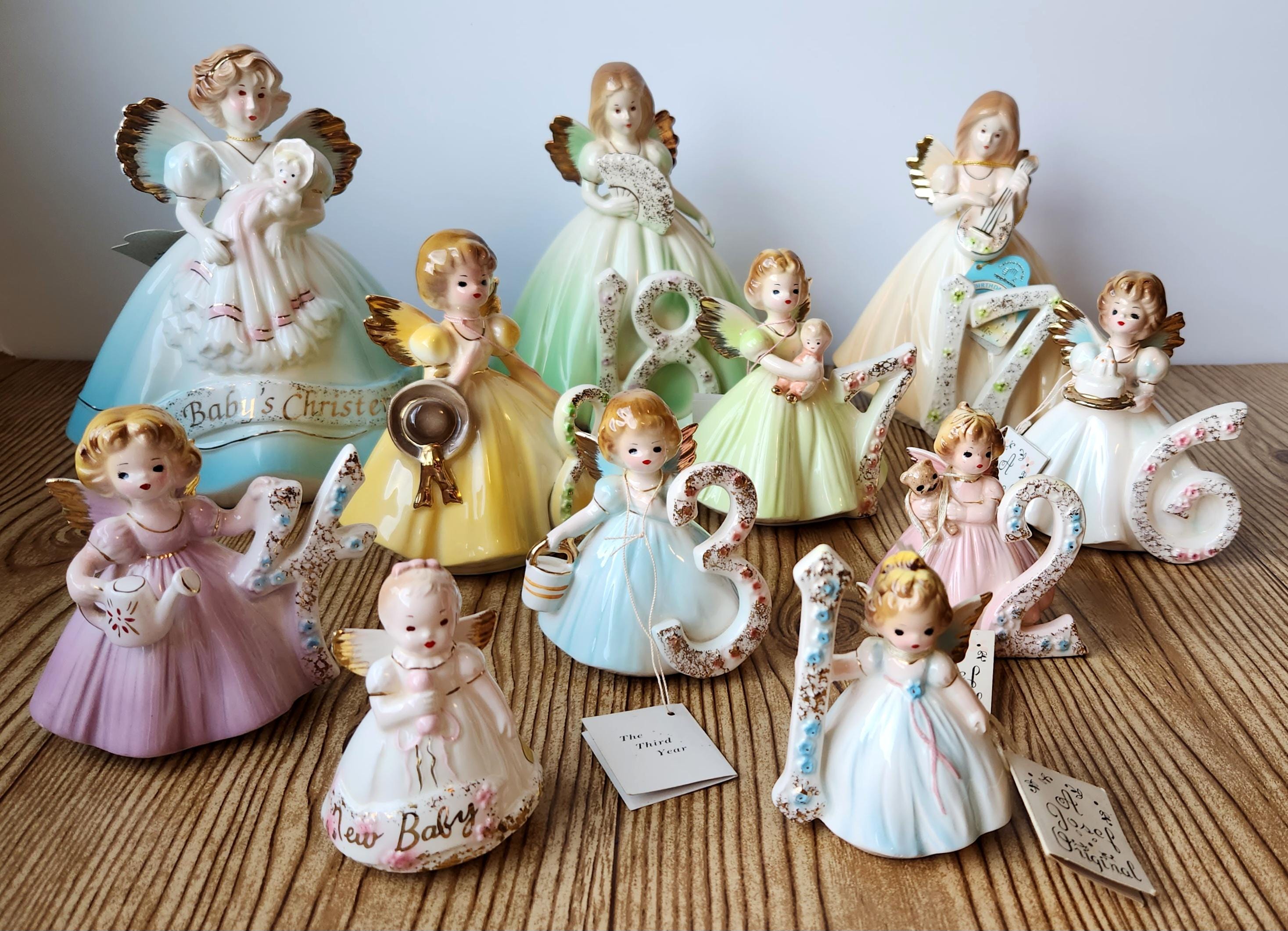 Vintage Angel Figurine - Etsy