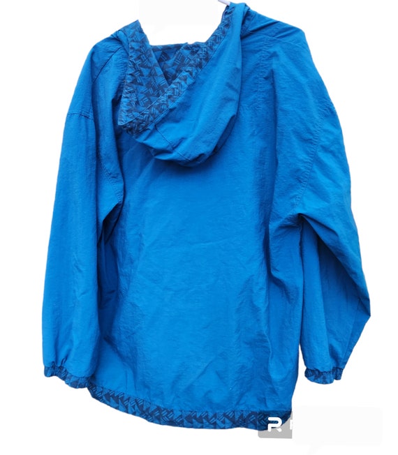 90's Vintage Segrets Teal Blue Nylon Sweat Suit /… - image 2