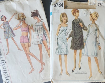 Lot of Iconic 1960s-70s Vintage Sewing Patterns