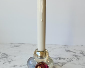 Vintage Westmoreland Glass Balls Candlestick Holder